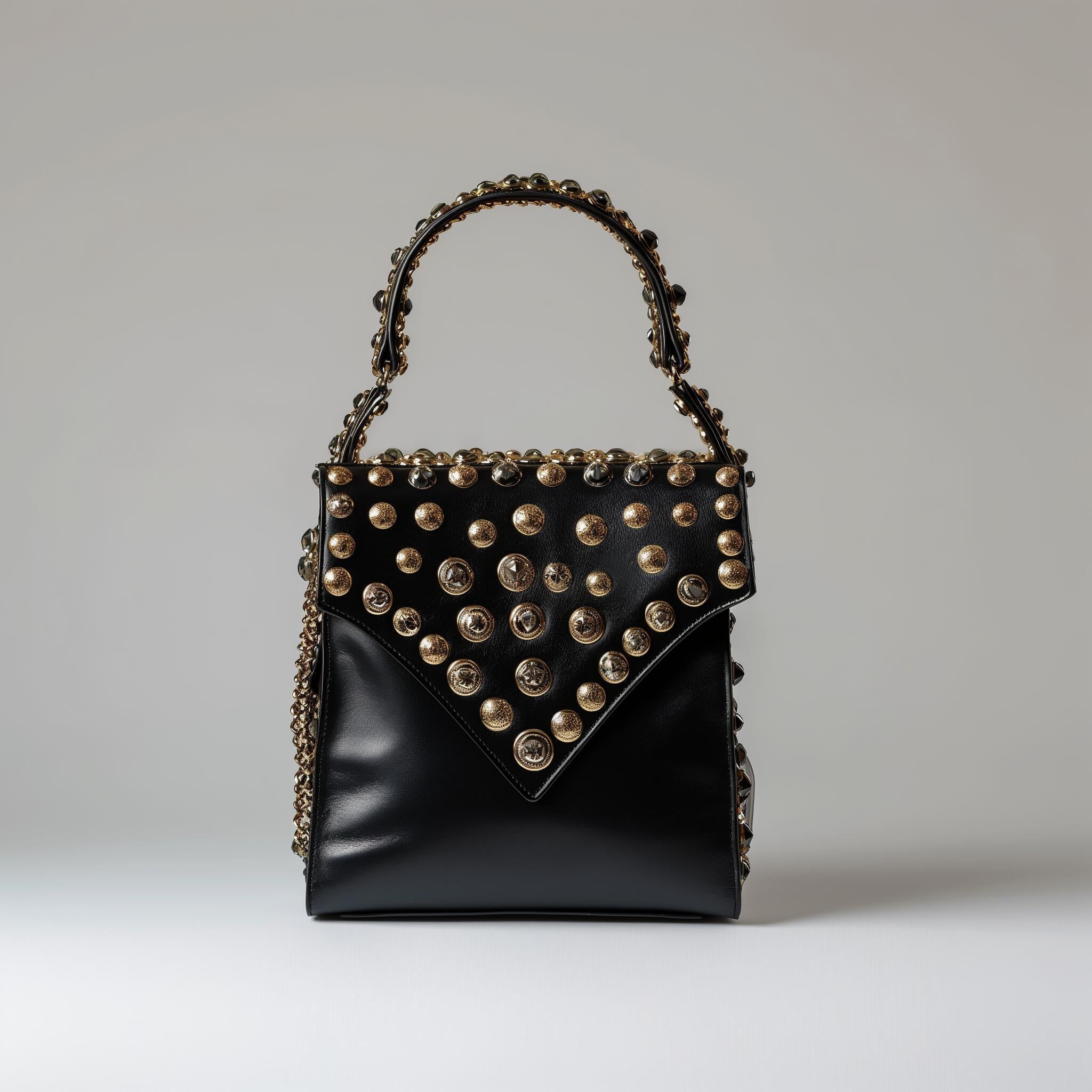 Studded Leather Bag